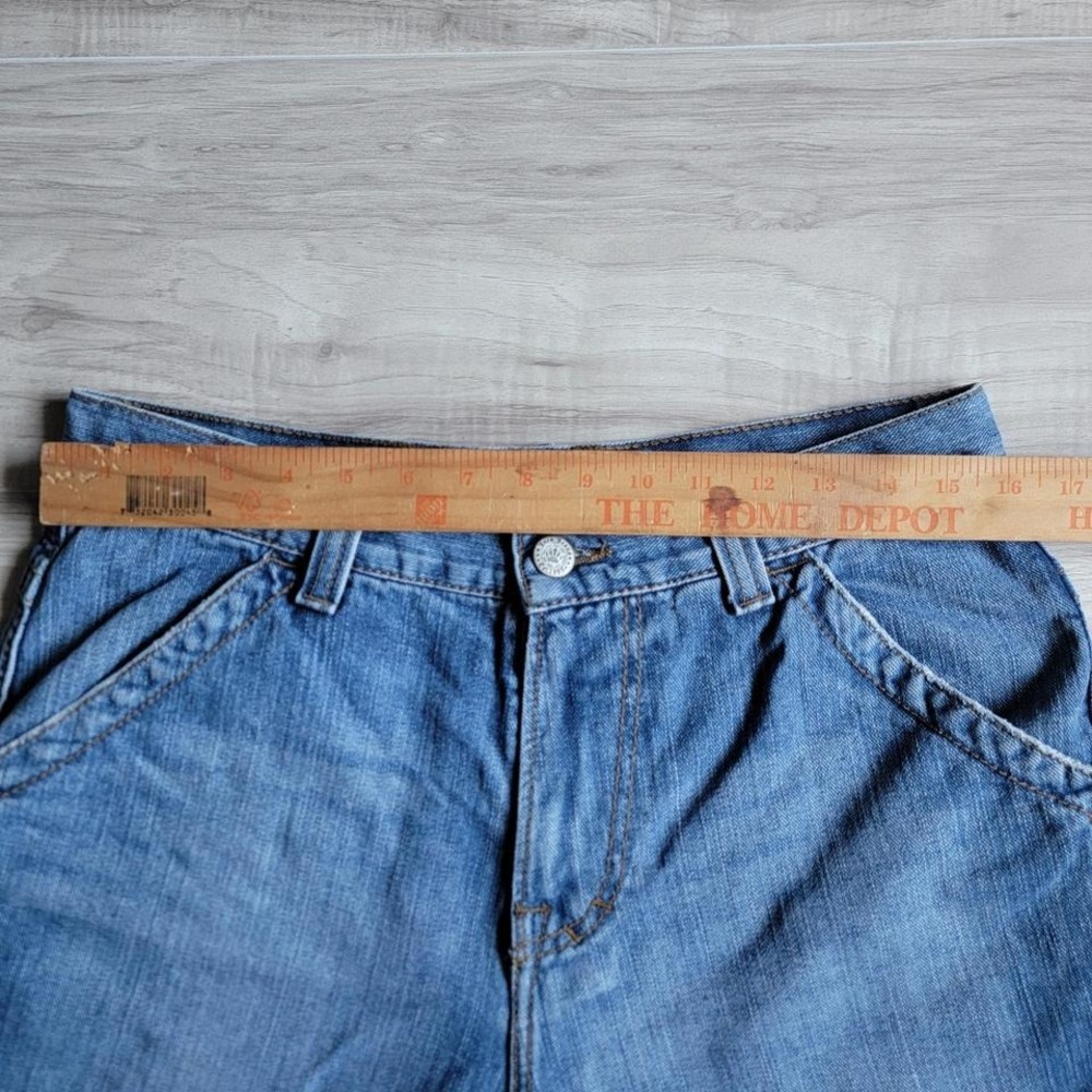 Vintage Y2K Baggy JNCO Shorts Denim Jorts - Picture 5 of 7